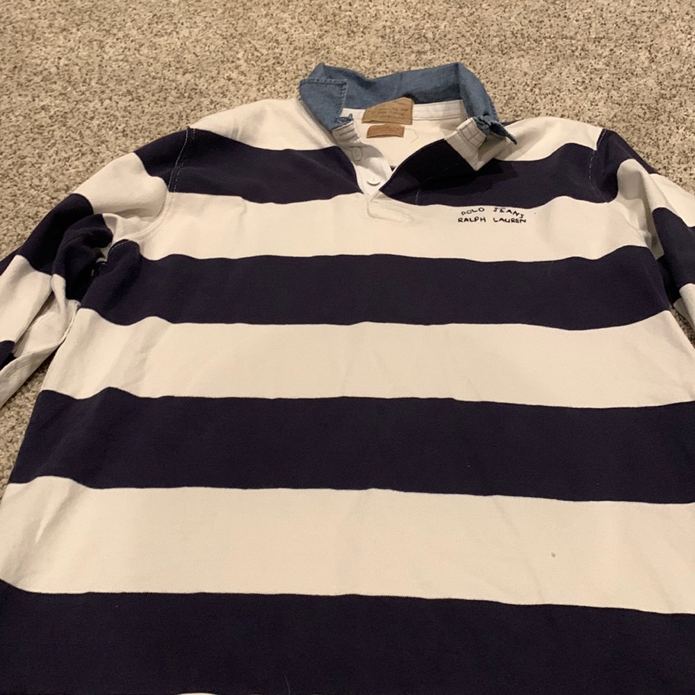 Ralph Lauren vintage collage dress shirt